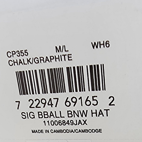 COACH Signature Jacquard Baseball Hat Black & White Chalk/Graphite NWT! - Picture 10 of 16